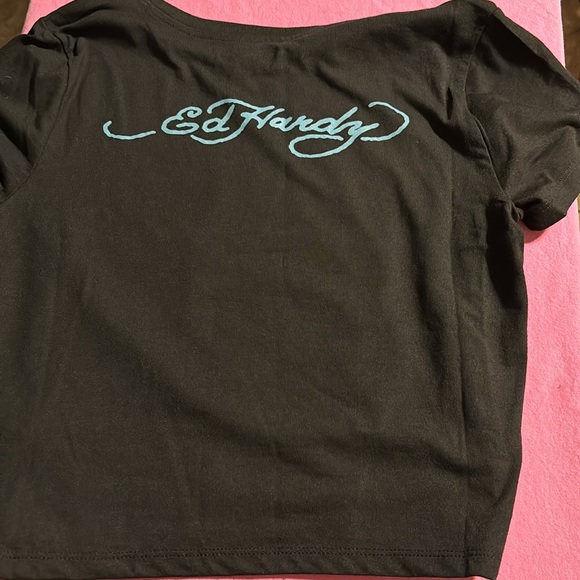 Ed Hardy love kills slowly crop top - Picture 4 of 6